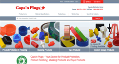 Desktop Screenshot of capsnplugs.com